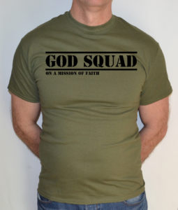 Christian men's "God Squad" T Shirt